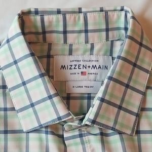 Mizzen + Main Collared Shirt - X Large Trim Fit